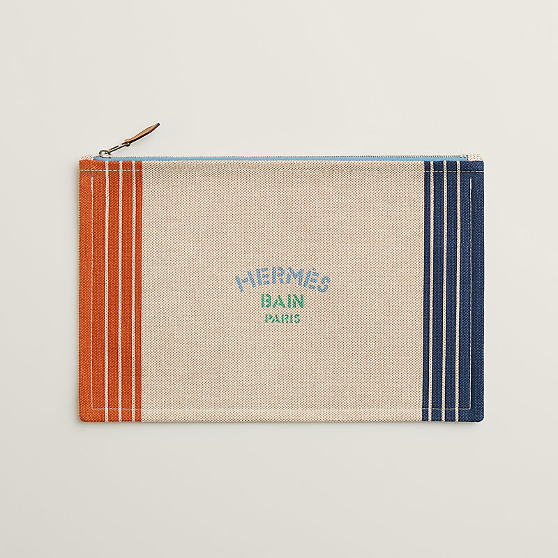 *ギフトに最適な人気カラー*【HERMES】Maillon Marin ポーチ カラフル可愛い /寒色系】HERMES Maillon Marin ポーチ (HERMES